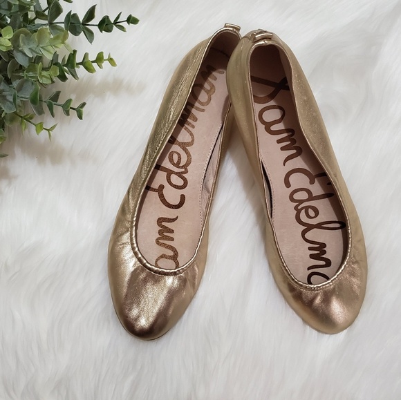 sam edelman metallic flats